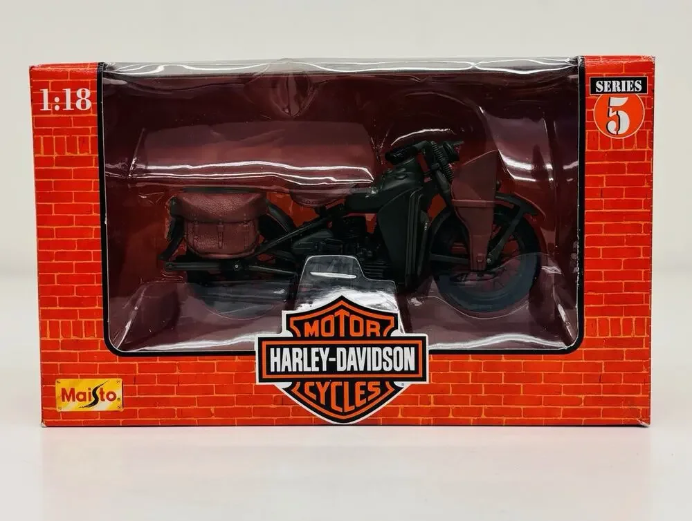 Maisto 1:18 Harley Davidson 1942 WLA Flat Head Diecast Motorcycle Series 5 New